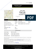 Ola Invoice No. 172112420 for Rs. 416