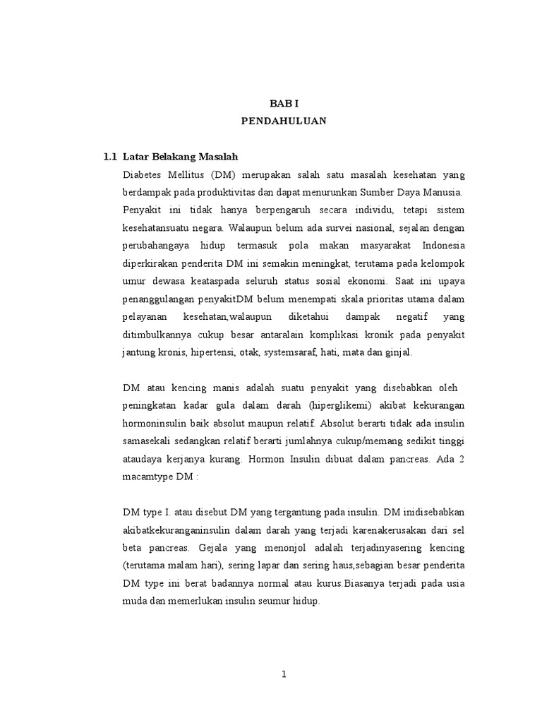 Makalah Diabetes Melitus
