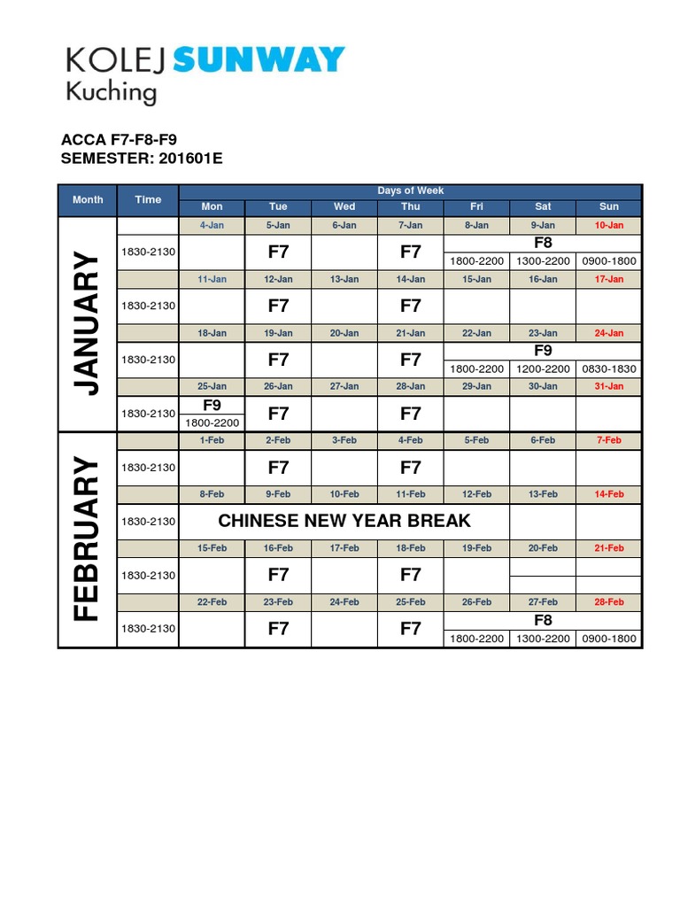 F7F8F9 Timetablev3 | PDF