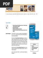 Coprox Masonry Waterproofing | PDF