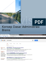 Materi 1: Konsep Dasar Administrasi Bisnis