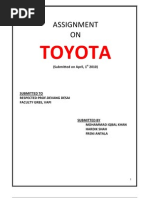 Download Assignment on Toyota by Mohammad Iqbal Khan SN29530832 doc pdf