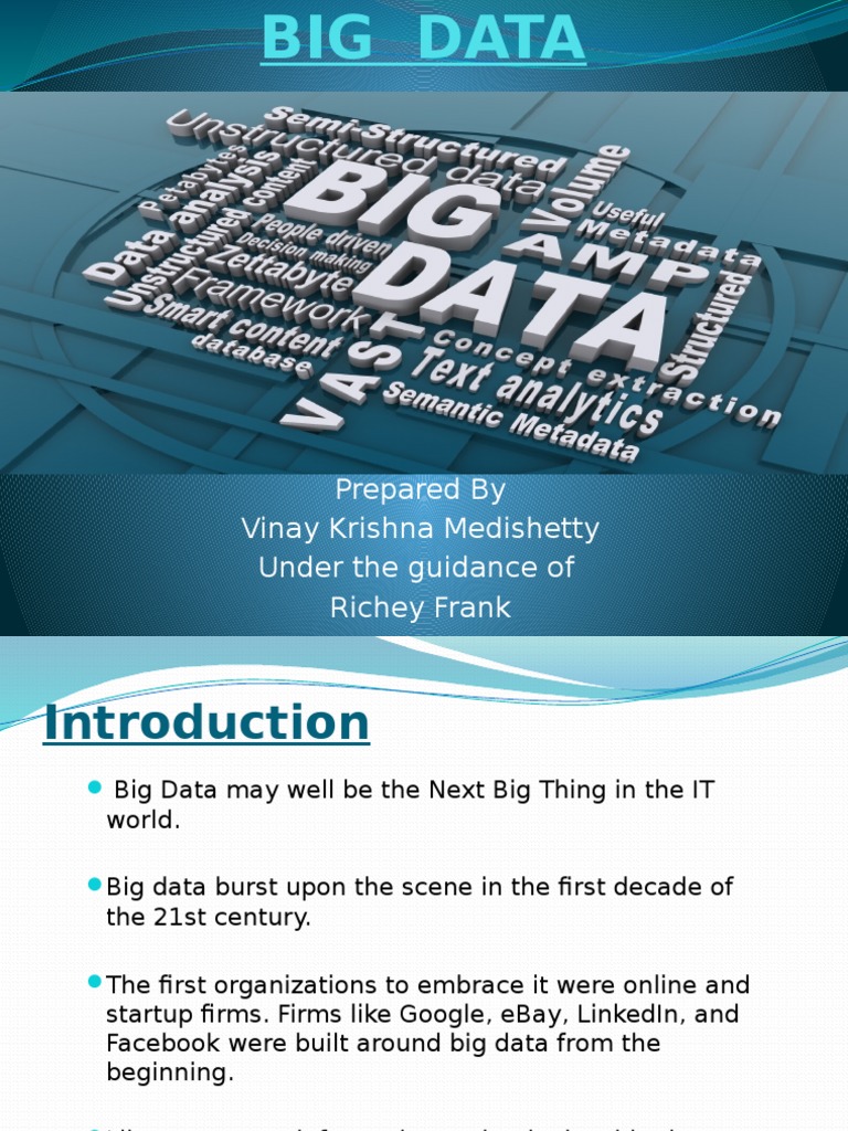 Big Data | PDF | Big Data | Map Reduce