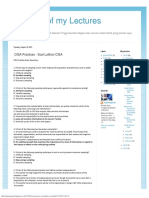 Resume of My Lectures CISA Practices - Soal Latihan CISA PDF