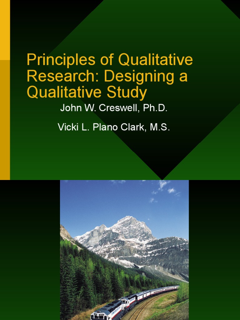 what is qualitative research creswell