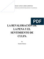 La Pena y El Sentimiento de Culpa