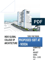 Proposed ISBT at Noida Thesis Project by Abhijeet Verma