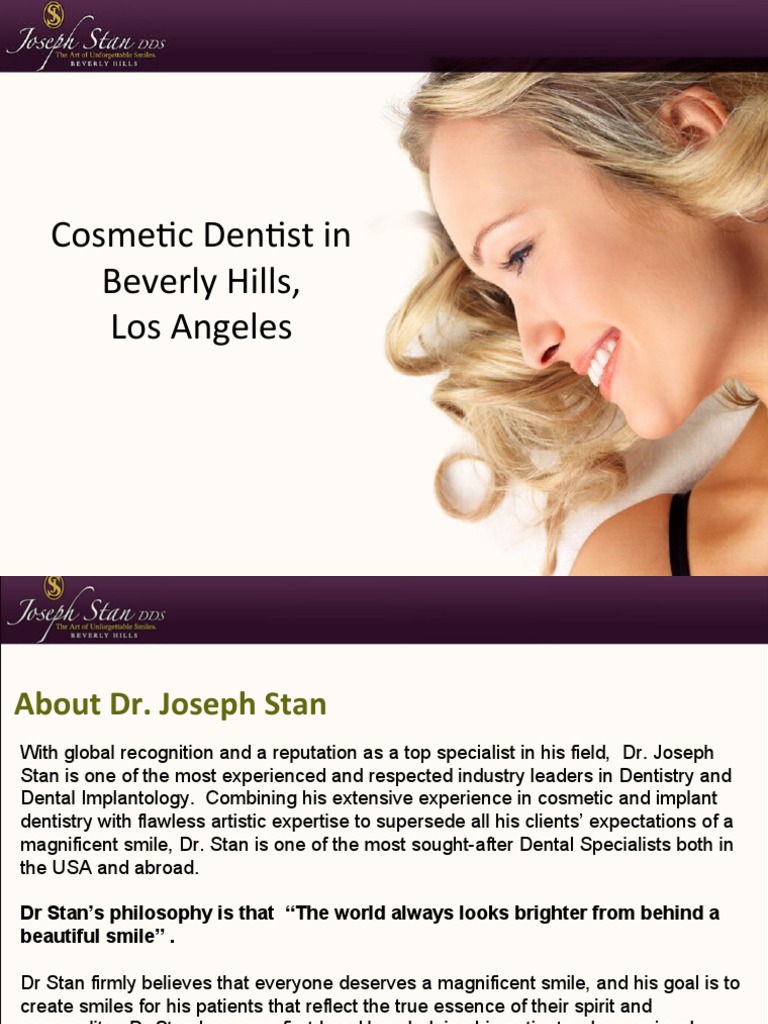 Beverly Hills Cosmetic Dentist Expert | PDF | Dentistry | Dental Implant