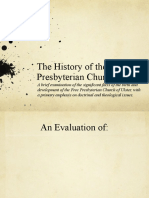A Unofficial and Brief History of The Free Presbyterian History