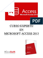 Curso Experto en Microsoft Access 2013