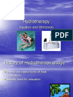 Hydrotherapy: Aquatics and Whirlpools