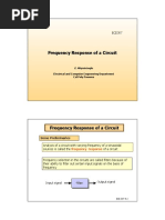 Frequency Response of Circuit