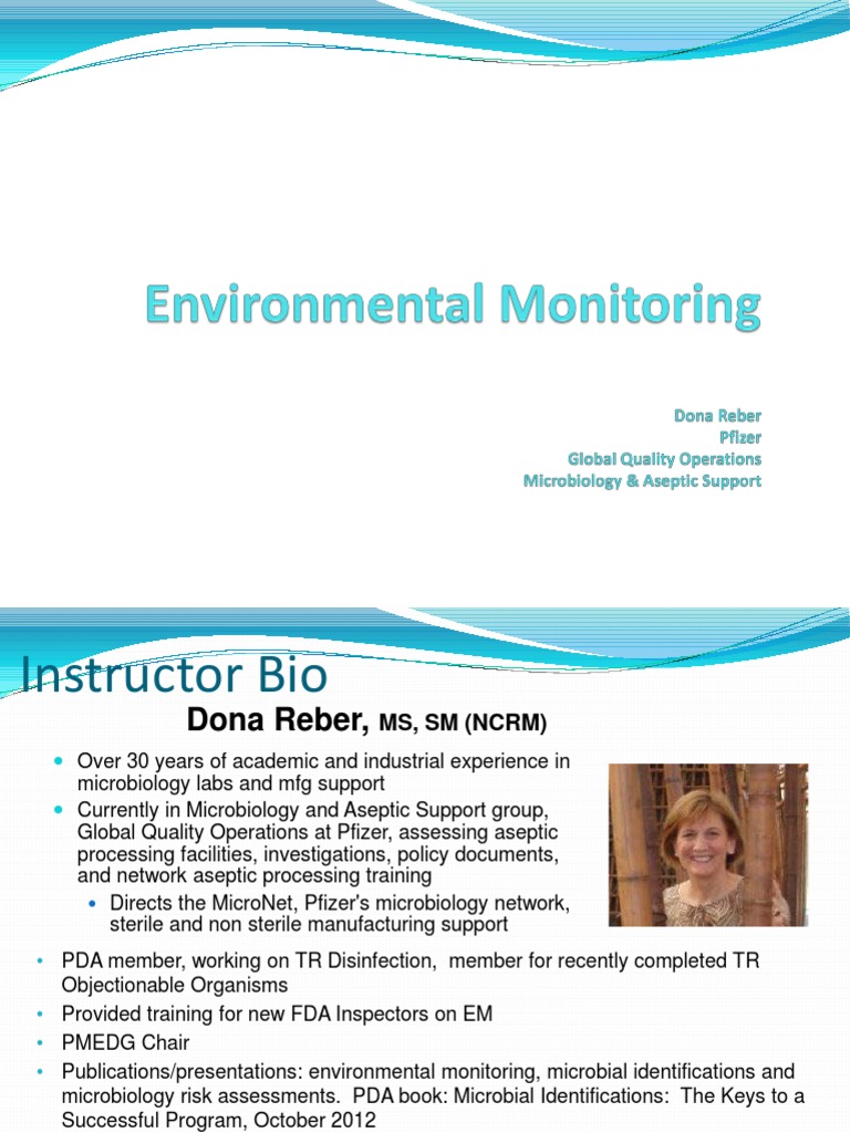 Fundamentals of an Environmental Monitoring Program Environmental