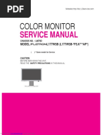 service manual lg L177ws