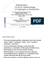Poliomyelitis: Historical Facts, Epidemiology, and Current Challenges in Eradication