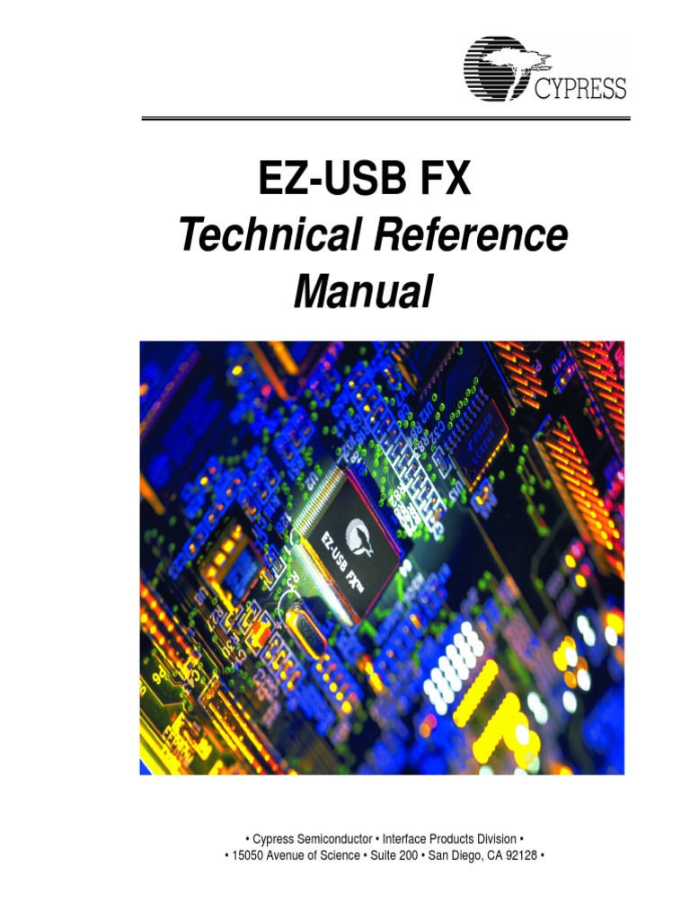 EZ-USB FX TechRefManual | PDF | Usb | Input/Output