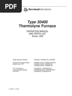 Mufla Thermolyne F30400 Manual de Operacion