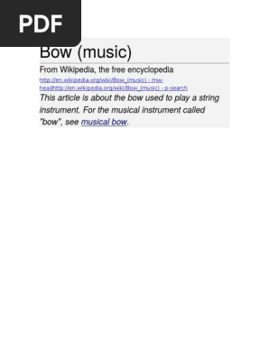 Bow