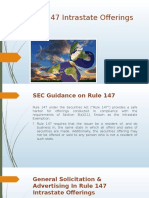SEC Guidance On Rule 147 Intrastate Offerings &