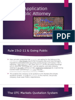 15c2-11 Application Going Public Attorney