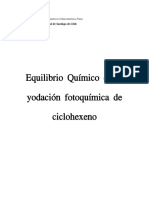 Informe N° 3 Equilibrio Quimico