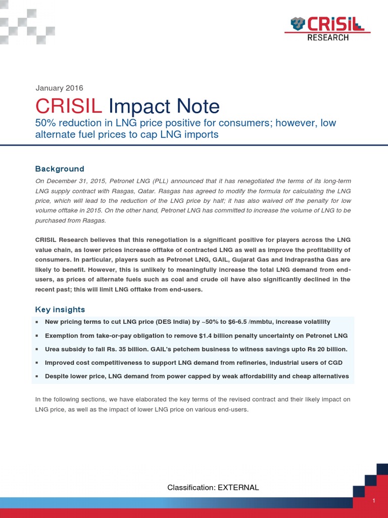 Impact of Renegotiation of RasGas Contract On Indian Gas Market PDF