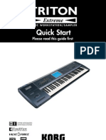 Korg Triton Extreme Quick Start