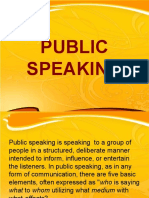 Public Speaking