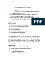 Course Syllabus in Obligations and Contracts PDF