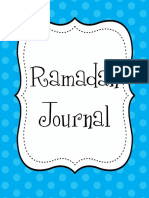 Kids Ramadan Journal Blue Dot