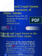 Ethical and Legal Issues in The Treatment of Older Adults
