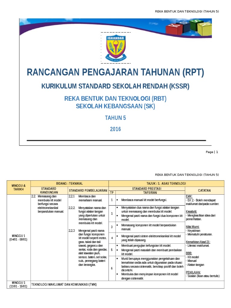 RPT RBT T5 | PDF