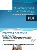 Benefits of Computer and Electronic Technology