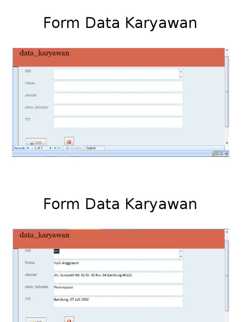 Form Kasbon Karyawan Excel