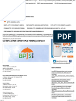 DAFTAR ALAMAT KANTOR BPJS KETENAGAKERJAAN - WWW - Bpjs PDF