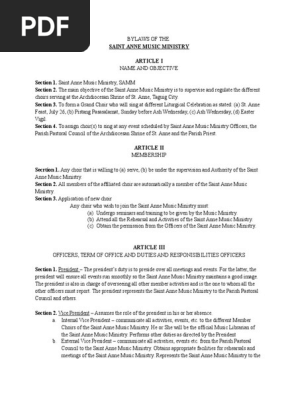 Bylaws