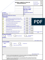 Material Approval Form