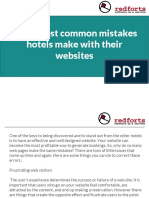 The 6 most common mistakes hotels make with their websites