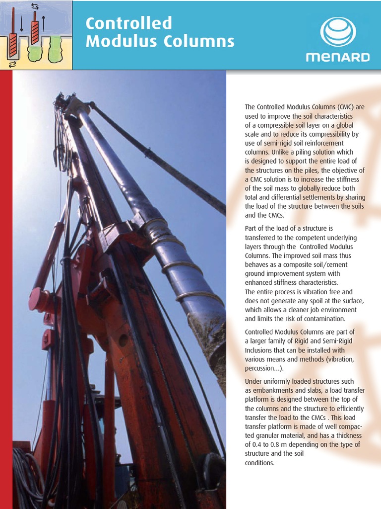 Controlled Modulus Columns - Menard | PDF | Deep Foundation ...