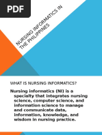 Nursing Informatics in The Philippines