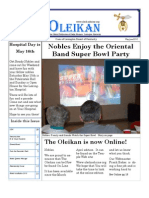 The Oleikan - May & June, 2010