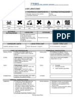 Data Hazard Sheet: Ref: Bitumen Emulsion Hot Joint Paint