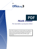 Open Office - Math Guide