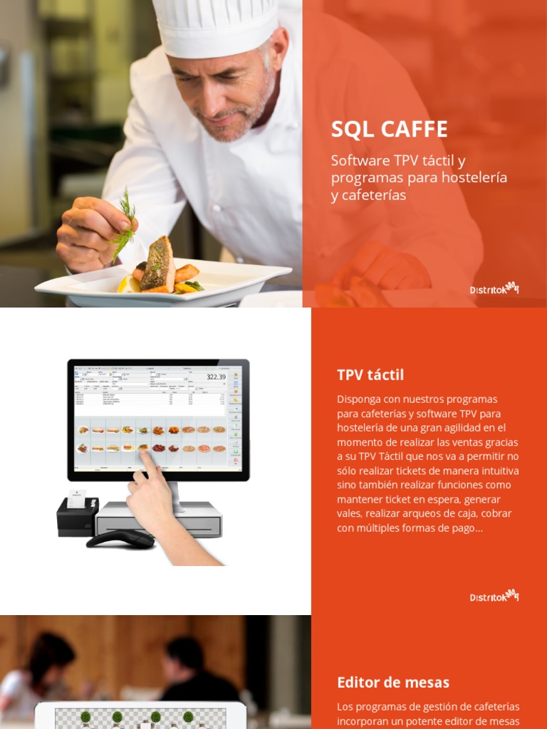 Descubra SQL Caffe | PDF | Pantalla táctil | Planificación de recursos ...