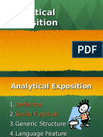 Analytical Exposition Structure & Language Features