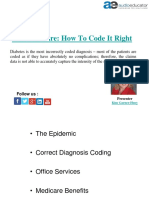 Diabetes Care: How To Code It Right