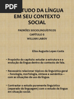 Apres. o Estudo Da Língua Em Seu Contexto Social