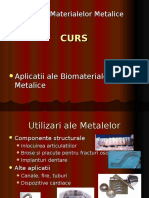 #Curs 9 - Aplicatii Biomateriale