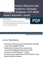 Gejala Serumen Obturans Dan Perilaku Penderita Terhadap Telinga NEW