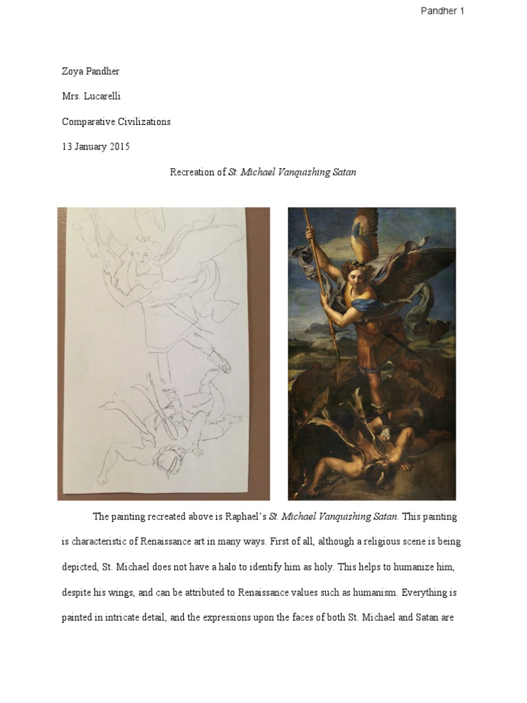 Renaissance Humanism in Raphael's Art | PDF